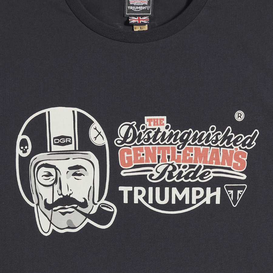 Monty DGR & Triumph Tee (Black) image 2