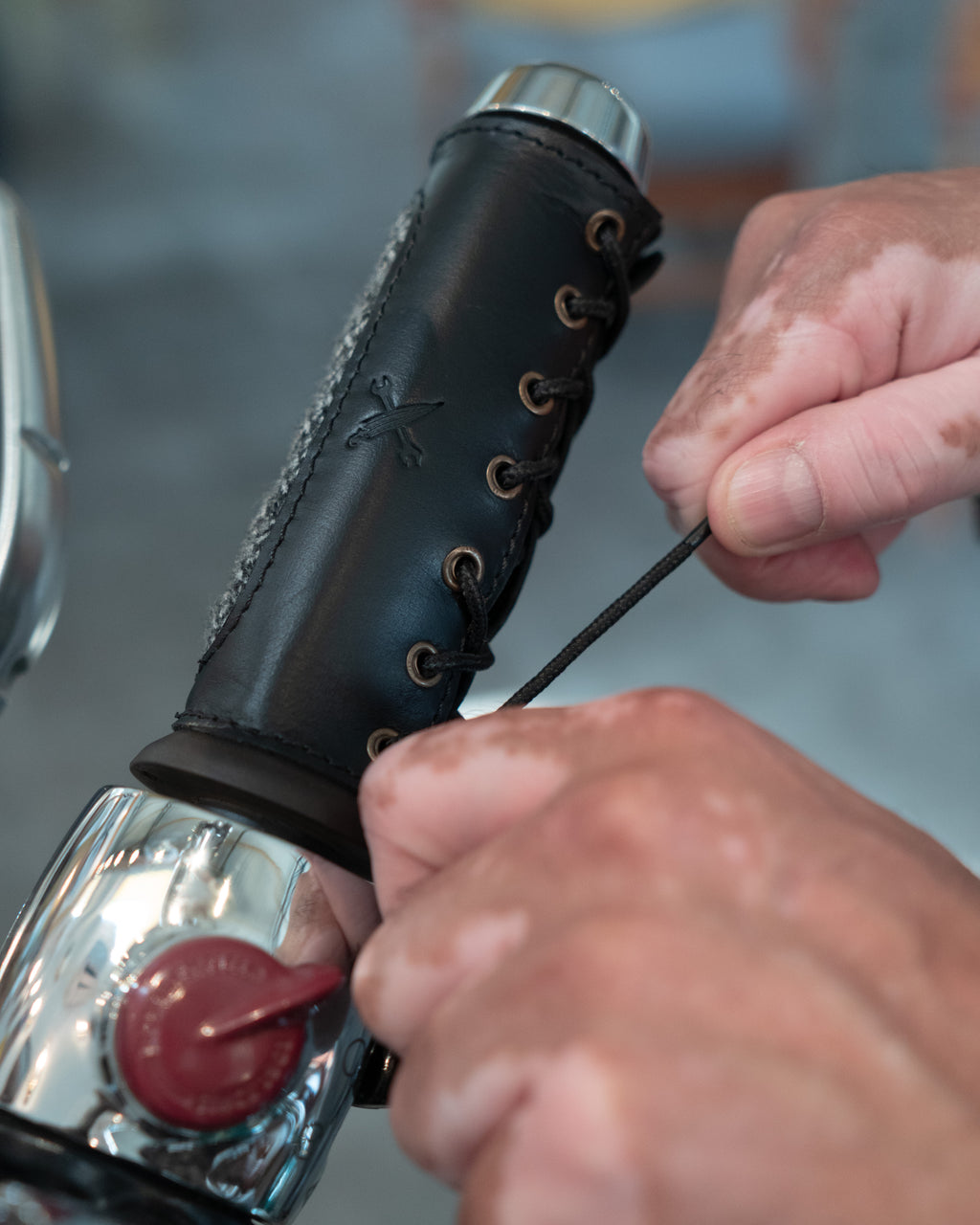 DGR x Trip Machine Haberdash Motorcycle Grips