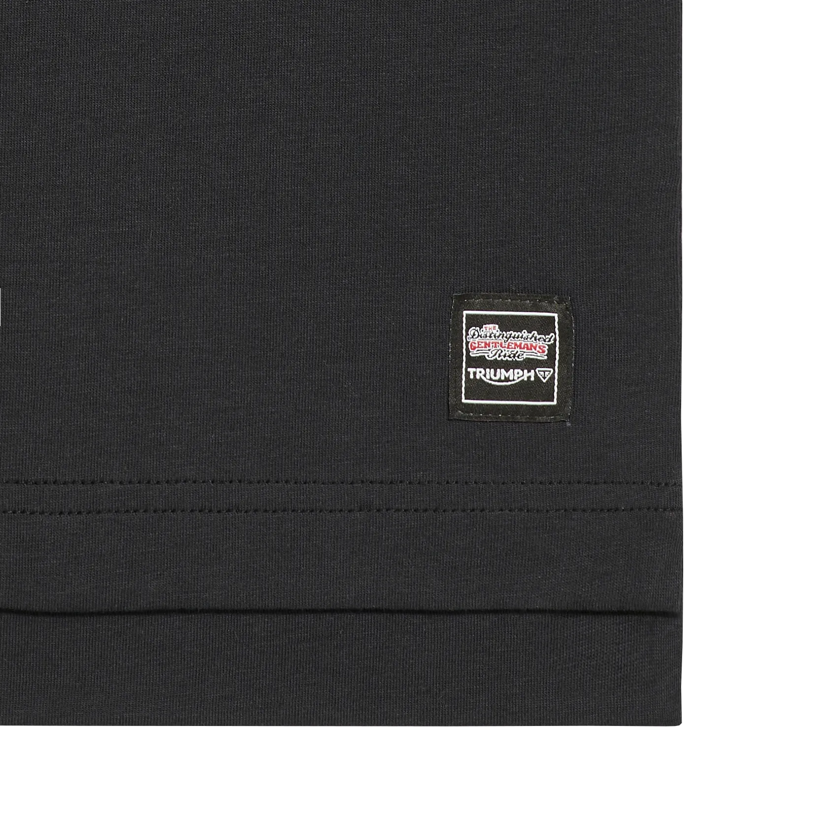 Dudley DGR Long Sleeve Tee in dark gray with a crew neck and subtle logo on the chest.