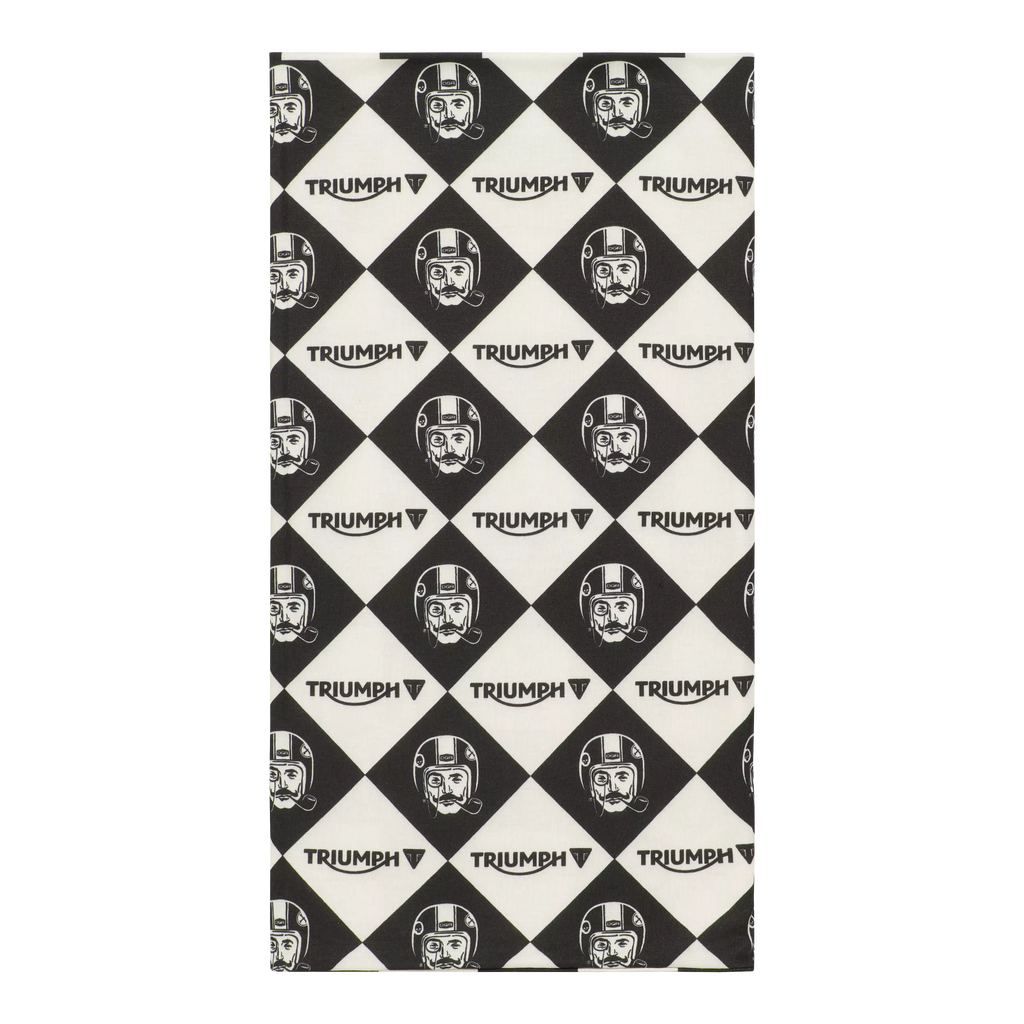 Samuel DGR Neck Tube in black with subtle branding, designed for versatile outdoor and casual wear.