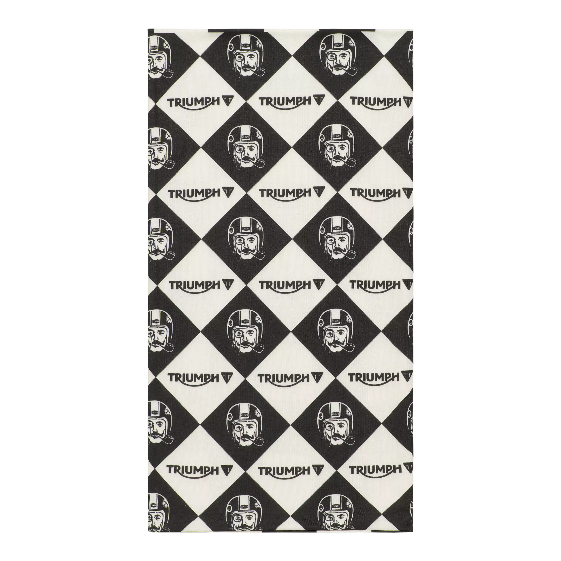 Samuel DGR Neck Tube in black with subtle branding, designed for versatile outdoor and casual wear.